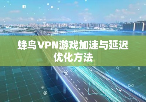 蜂鸟VPN游戏加速与延迟优化方法