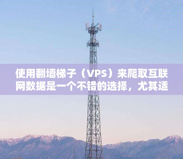 使用翻墙梯子（VPS）来爬取互联网数据是一个不错的选择，尤其适合对网络安全和数据管理感兴趣的人。以下是一个详细的步骤指南，帮助你顺利使用翻墙梯子