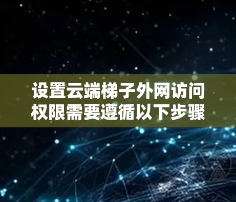 设置云端梯子外网访问权限需要遵循以下步骤和注意事项，以确保安全、高效和合规
