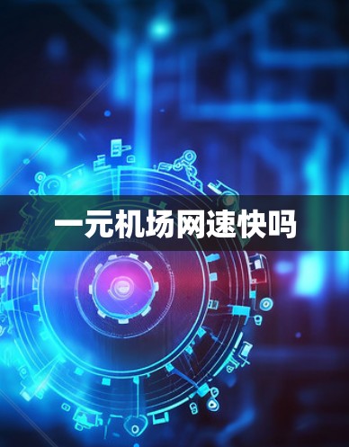 一元机场网速快吗