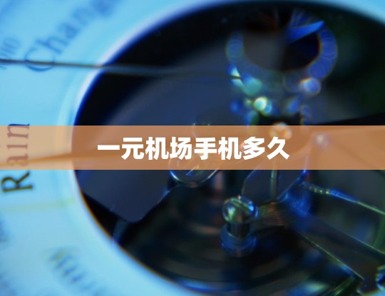 一元机场手机多久