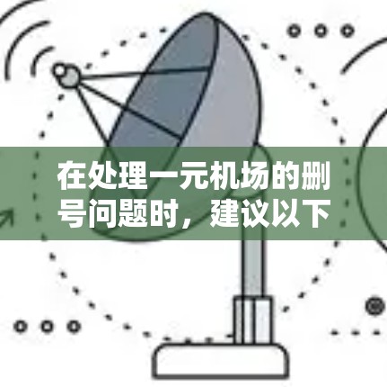 在处理一元机场的删号问题时，建议以下步骤