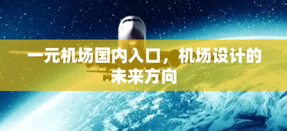 一元机场国内入口，机场设计的未来方向