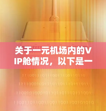 关于一元机场内的VIP舱情况，以下是一些可能的详细信息
