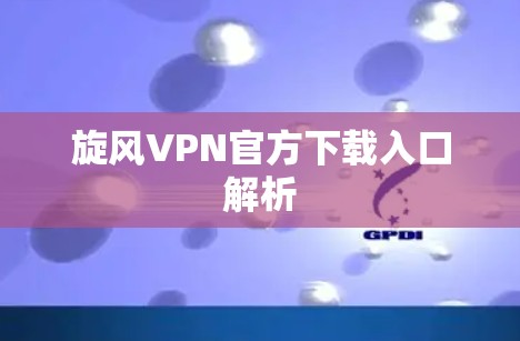 旋风VPN官方下载入口解析